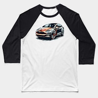 Tesla Model X Baseball T-Shirt